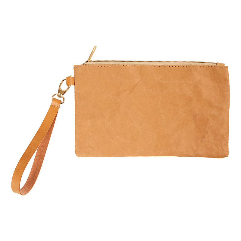 Load image into Gallery viewer, Creativ company faux leather tasje bruin, 21x18cm
