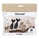 Creativ company https: www.cchobby.nl mini-hobbyset-macrame-oorbellen-zwart-olijfbruin-zandkleur-1-doos