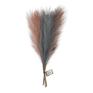 Creativ company pampasgras blauw lila roze, 3st.