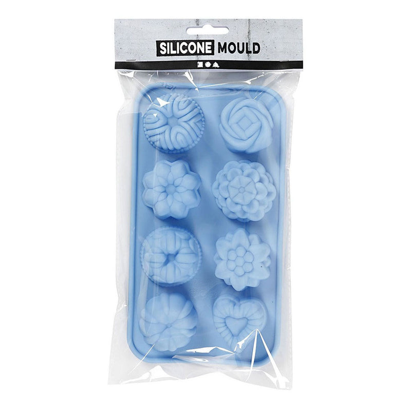 Load image into Gallery viewer, Creativ company siliconen gietmal cakejes blauw
