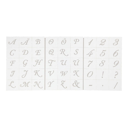 Viva decor http: www.cchobby.nl letters-en-cijfers-sjabloon-h-20-30-mm-a5-vel-148x210-mm-3-vel-1-doos