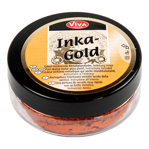 Creativ company inka-gold glanswax - koper, 50ml