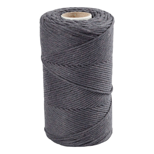 Creativ company macrame koord grijs, 198m