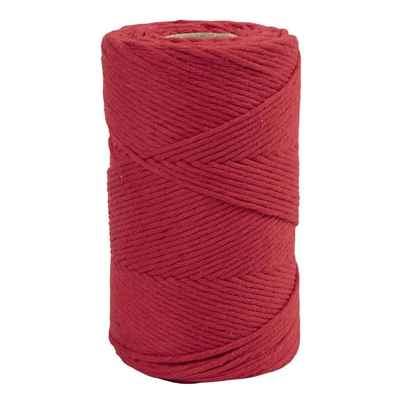 Load image into Gallery viewer, Creativ company macrame koord - rood, 198m
