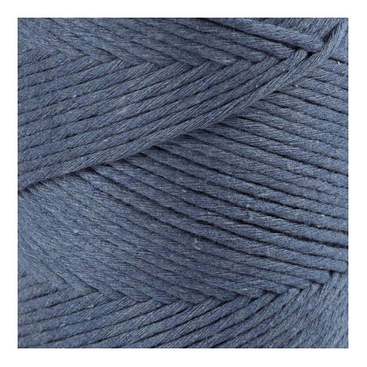 Creativ company macrame koord - blauw, 198m