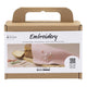 Creativ company http: www.cchobby.nl mini-hobbyset-borduurwerk-textiel-servet-dusty-rose-1-doos