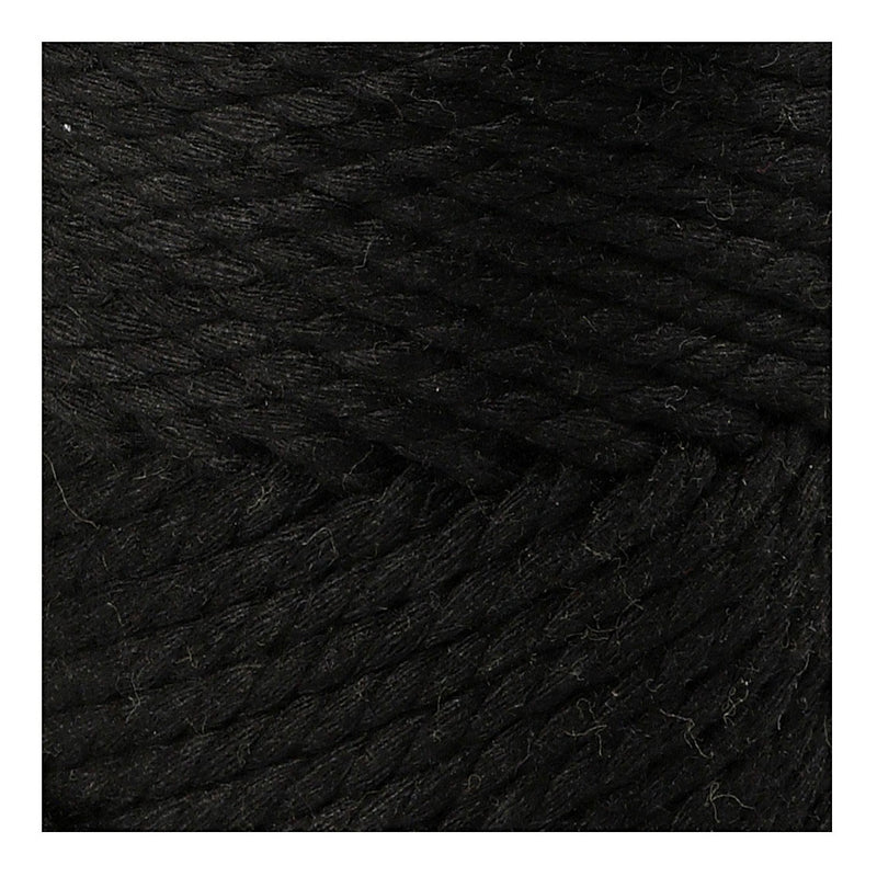 Load image into Gallery viewer, Creativ company macrame koord zwart, 55m
