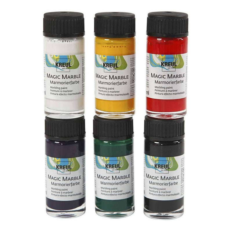 Load image into Gallery viewer, Creativ company http: www.cchobby.nl magic-marble-verf-standaardkleuren-6x20-ml-1-doos
