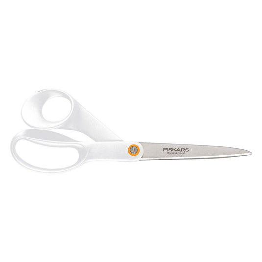 Creativ company fiskars universele schaar wit, 21cm