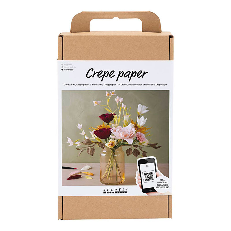 Load image into Gallery viewer, Creativ company hobbyset crepepapier bloemen boeket
