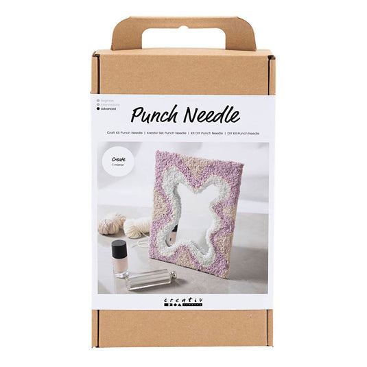 Creativ company hobbyset punch needle spiegel versieren