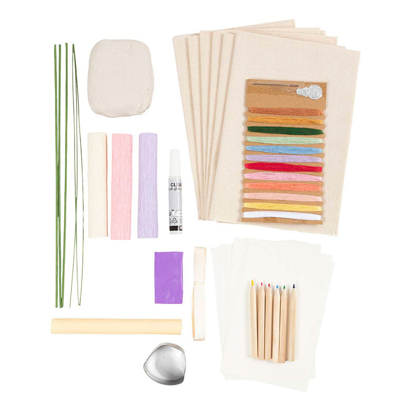 Load image into Gallery viewer, Creativ company hobbyset tafeldecoratie pastelkleuren
