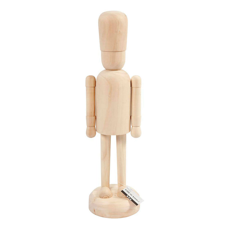 Load image into Gallery viewer, Creativ company houten figuur op voet, 45cm
