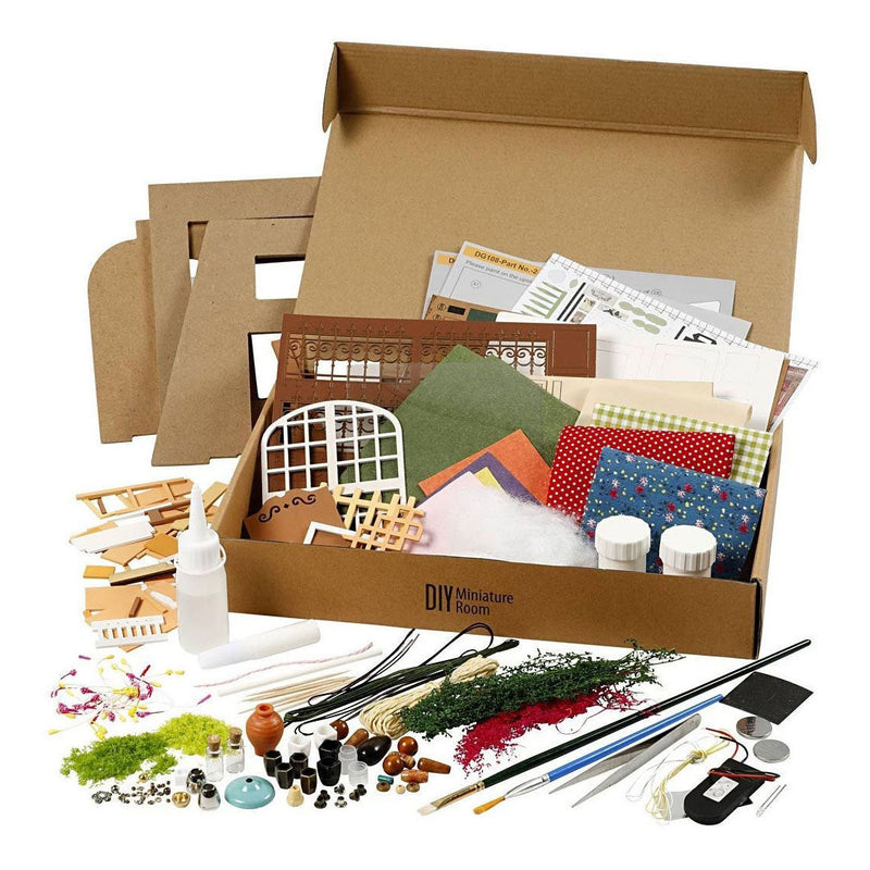 Load image into Gallery viewer, Creativ company diy miniatuur kamer tuin knutselset
