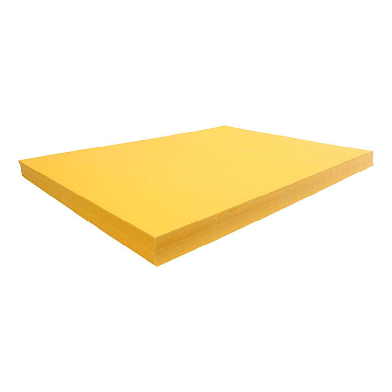 Load image into Gallery viewer, Creativ company gekleurd karton sun yellow 270gr, 100 vellen
