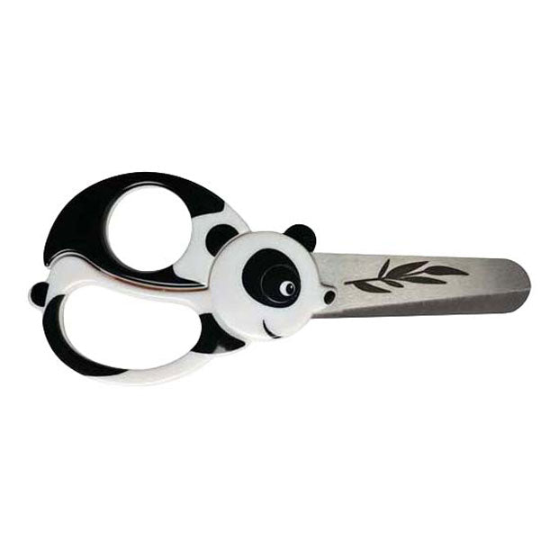 Afbeelding laden in galerijviewer, Creativ company fiskars kinderschaar met dierenmotief panda - 13cm
