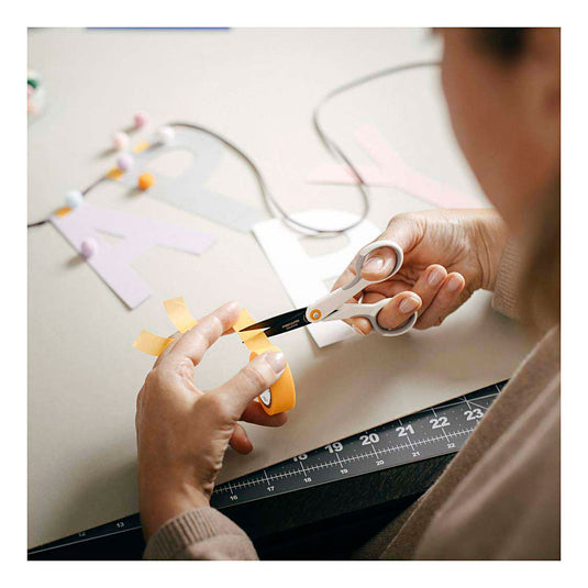 Creativ company fiskars algemene schaar non-stick rechtshandig - 12cm