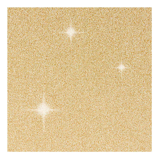 Creativ company kaarten en enveloppen 10,5x15cm glitter goud - 4st.
