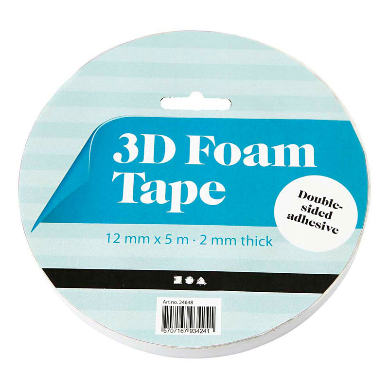 Afbeelding laden in galerijviewer, Creativ company 3d foam tape breedte 12mm dikte 2mm - 5m
