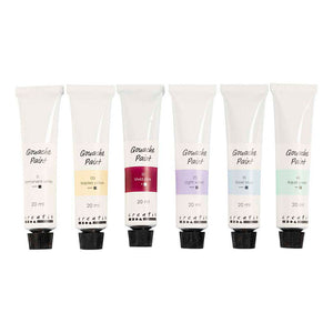 Creativ company gouacheverf pastelkleuren - 6x20ml.