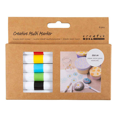 Creativ company creatieve multi stift 4mm diverse kleuren - 6st.