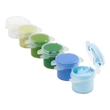 Creativ company plus color acrylverf blauw en groen harmonie - 6x5ml.