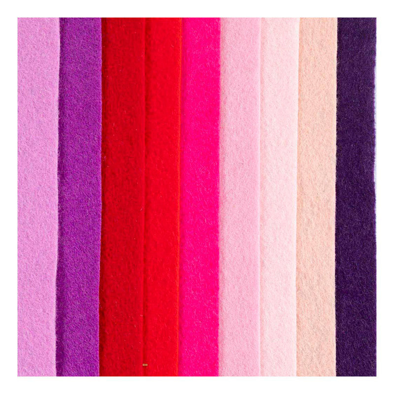 Load image into Gallery viewer, Creativ company hobbyvilt a4 dikte 2mm paars en roze harmonie - 10st.
