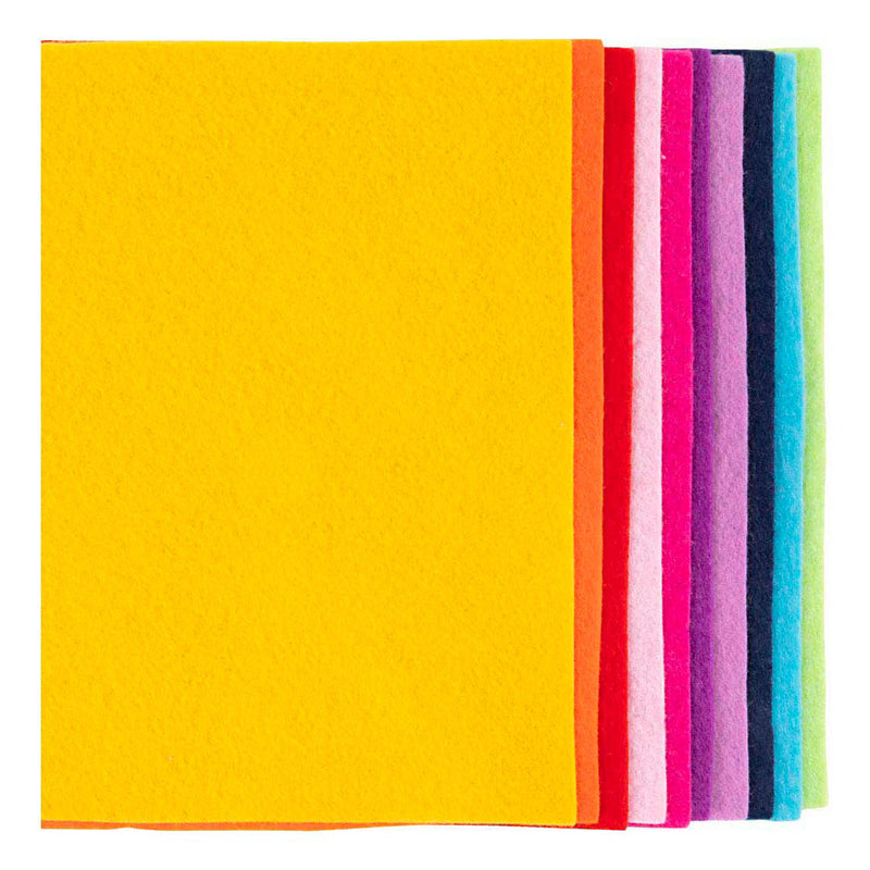 Load image into Gallery viewer, Creativ company hobbyvilt a4 dikte 2mm kleurrijk - 10st.

