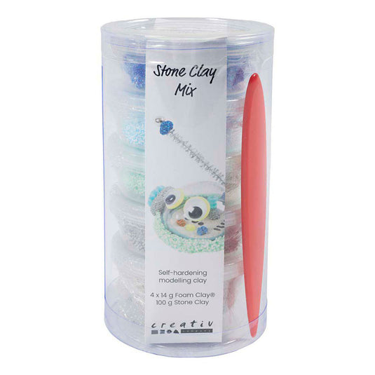 Creativ company stone clay mix blauw en groen harmonie