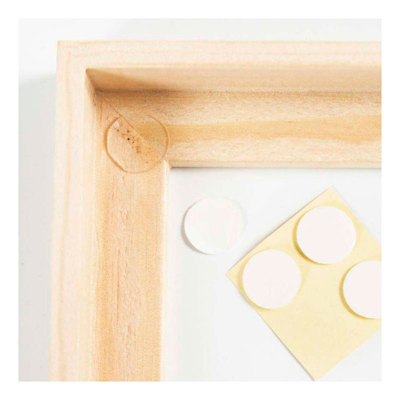 Load image into Gallery viewer, Creativ company gespannen canvas met lijst 280gr. 15,8x23,8cm - wit
