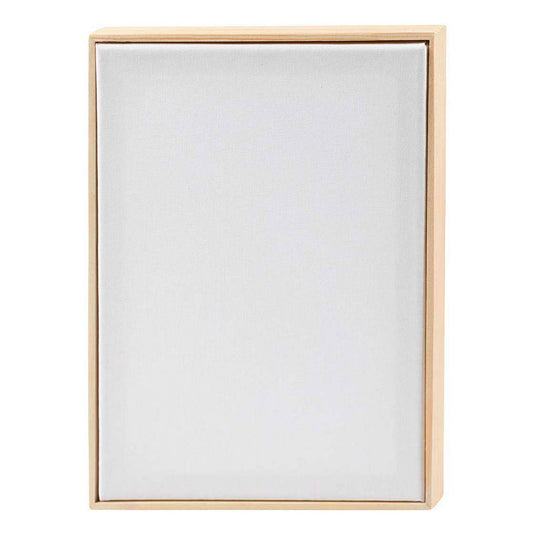 Creativ company gespannen canvas met lijst 280gr. 21x29,7cm - wit