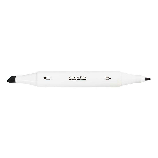 Creativ company tekenstift lijndikte 1+8mm natuurlijke kleuren - 12st.