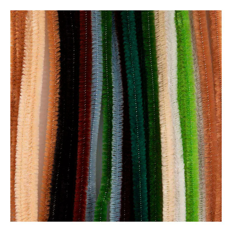 Load image into Gallery viewer, Creativ company chenille 6mm x 30cm naturel - 25st.
