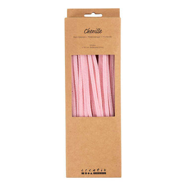 Creativ company chenilledraad roze knutselmateriaal 50 stuks 6mm x 30cm.