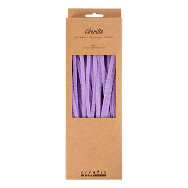 Creativ company chenilledraad paars knutselmateriaal 50 stuks 6mm x 30cm.