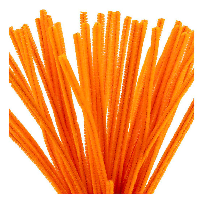 Load image into Gallery viewer, Creativ company chenille 6mm x 30cm oranje - 50st.
