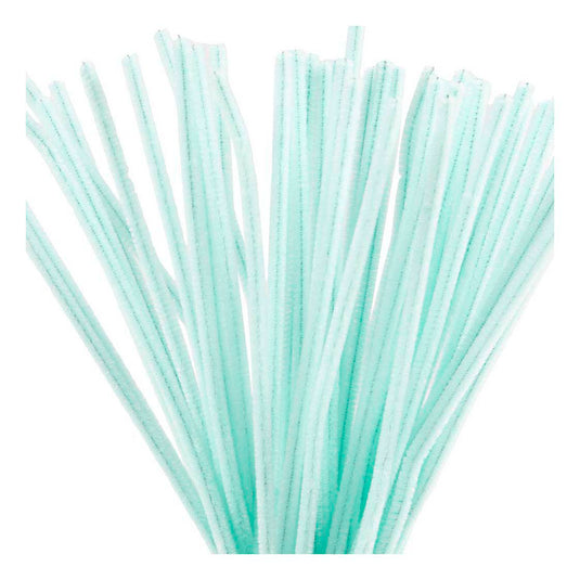 Creativ company chenille 6mm x 30cm licht turquoise - 50st.