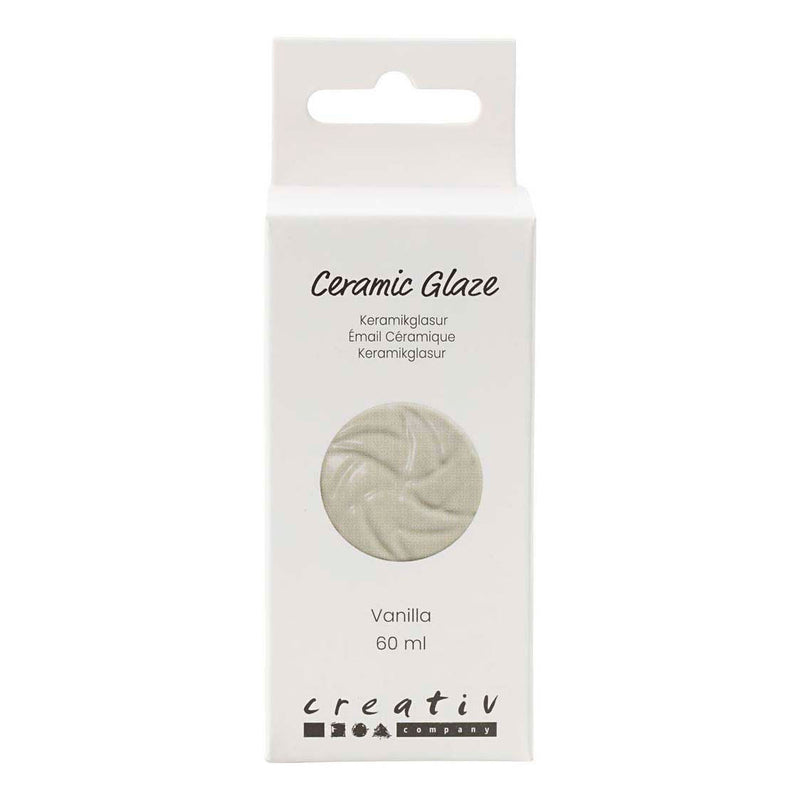 Afbeelding laden in galerijviewer, Creativ company keramiek glazuur 984-1101 c dekkend vanilla - 60ml
