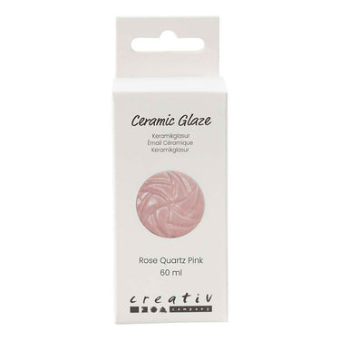 Creativ company keramiek glazuur 984-1101 c dekkend rose - 60ml