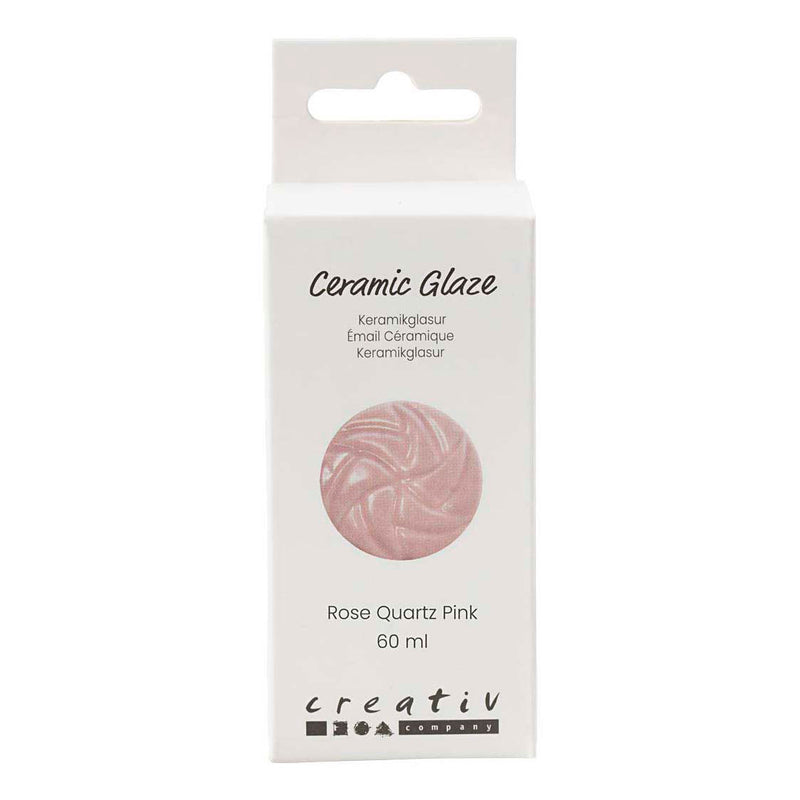 Afbeelding laden in galerijviewer, Creativ company keramiek glazuur 984-1101 c dekkend rose - 60ml
