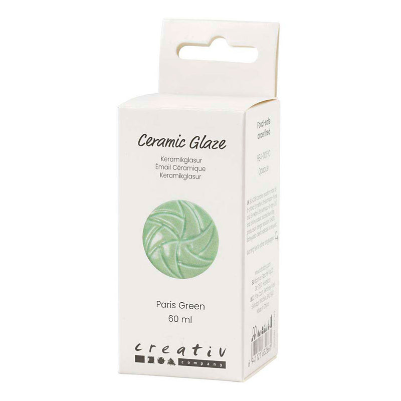 Load image into Gallery viewer, Creativ company keramiek glazuur 984-1101 c dekkend paris green - 60ml
