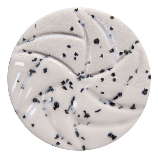 Creativ company gespikkeld keramiek glazuur 999-1060 c dekkend sneeuwwit - 60ml