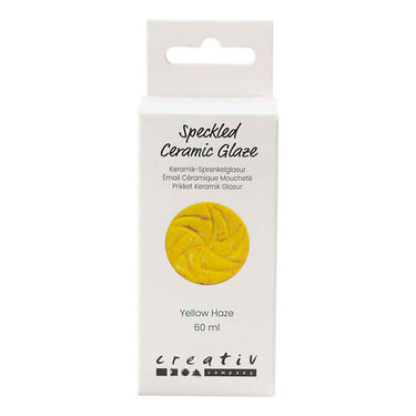 Creativ company gespikkeld keramiek glazuur 999-1060 c dekkend yellow haze - 60ml