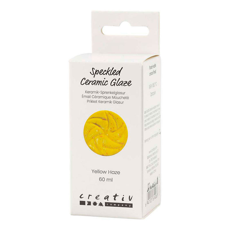 Load image into Gallery viewer, Creativ company https: www.cchobby.nl gespikkeld-keramiekglazuur-999-1060-c-dekkend-yellow-haze-60-ml-1-doosje
