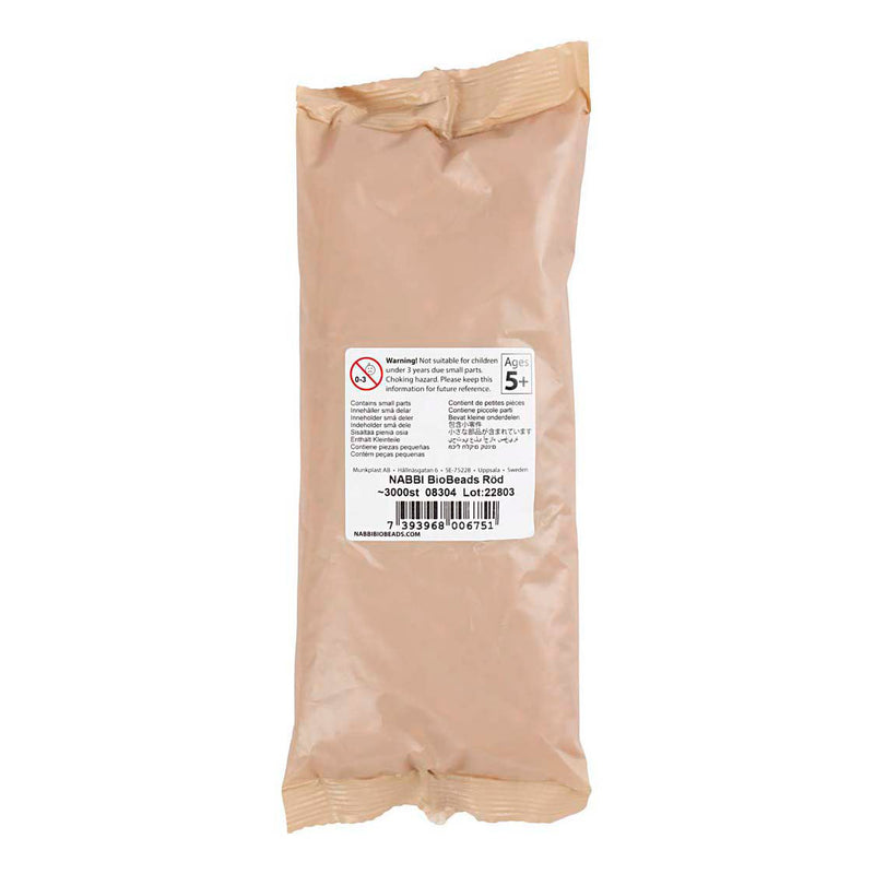 Load image into Gallery viewer, Creativ company nabbi biobeads 5x5mm rood - 3000st.
