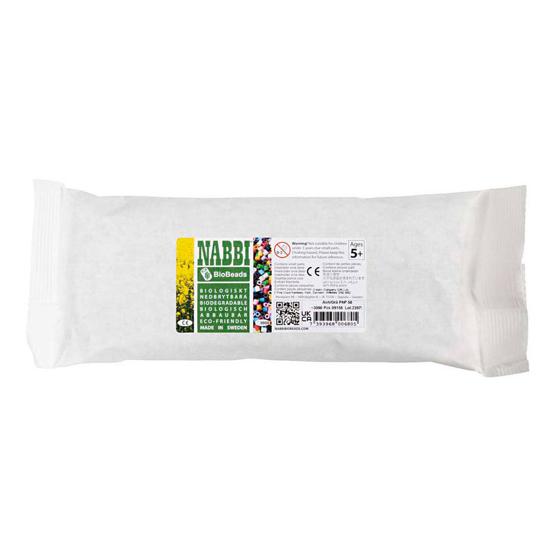 Afbeelding laden in galerijviewer, Creativ company https: www.cchobby.nl biobeads-van-nabbi-afm-5x5-mm-gatgrootte-2-5-mm-medium-grijs-3000-stuk-1-doos
