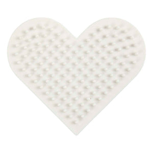 Creativ company nabbi biobeads grondplaat klein hart 7x8,5cm