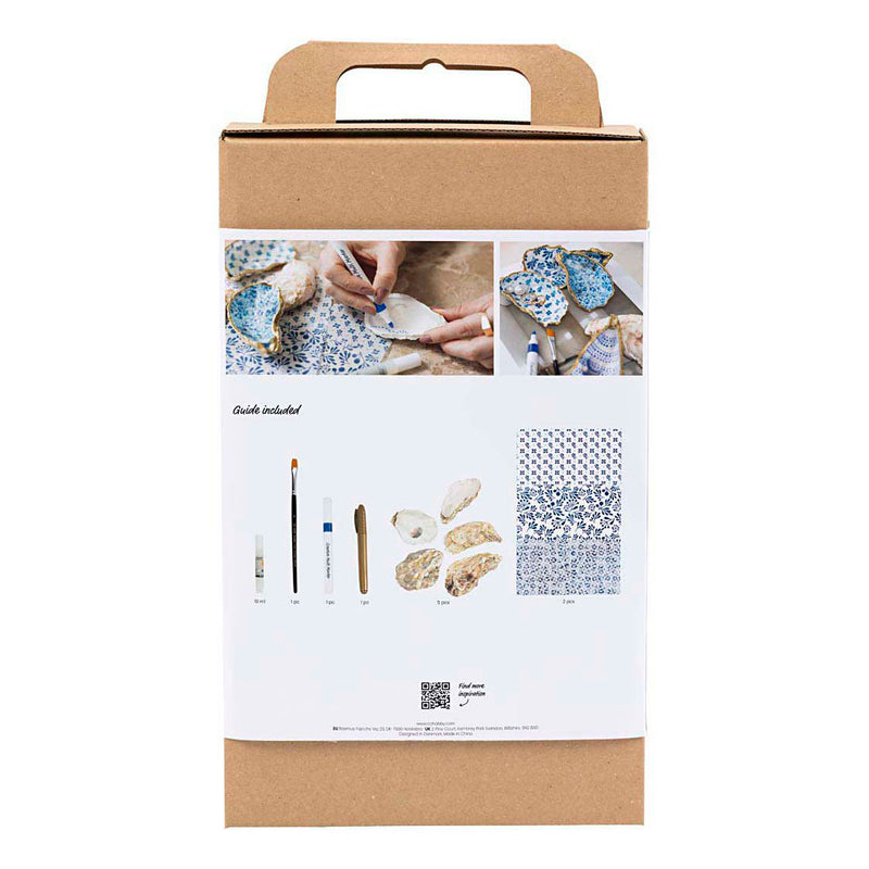 Load image into Gallery viewer, Creativ company https: www.cchobby.nl hobbyset-decoupage-oesterschelpen-blauw-1-doos
