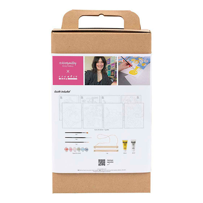 Load image into Gallery viewer, Creativ company hobbyset kleuren schilderen volgens cijfers acrylverf
