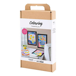 Creativ company hobbyset kleuren schilderen volgens cijfers markeerstiften